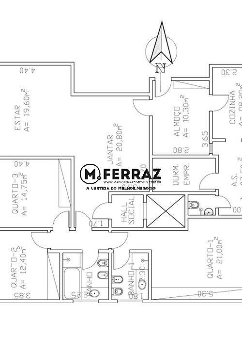 Apartamento à venda com 3 quartos, 153m² - Foto 21