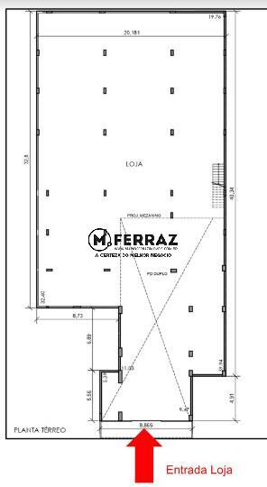 Loja-Salão à venda e aluguel, 1329m² - Foto 2