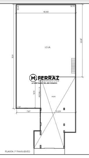 Loja-Salão à venda e aluguel, 1329m² - Foto 3