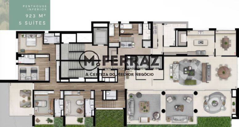 Cobertura à venda com 5 quartos, 923m² - Foto 11