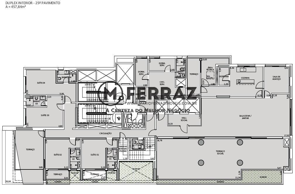 Cobertura à venda com 5 quartos, 923m² - Foto 12