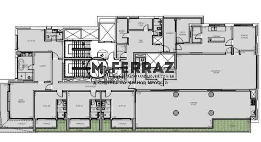 Cobertura à venda com 5 quartos, 500m² - Foto 10