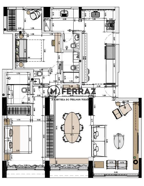 Apartamento à venda com 2 quartos, 133m² - Foto 20